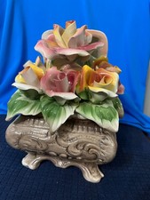 Vtg capodimonte rose for sale  Columbia