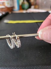 Diamonique earrings qvc for sale  BRIDGWATER