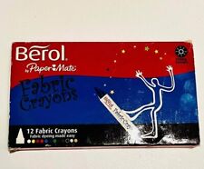 Berol fabric cryons for sale  LONDON