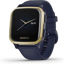 Garmin Venu Sq Music Edition GPS Smartwatch Activity Monitor Watch - Navy Blue comprar usado  Enviando para Brazil