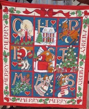 Merry christmas fabric for sale  Copperas Cove