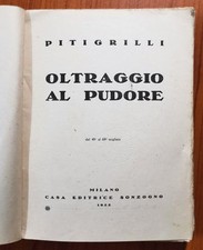 Pitigrilli oltraggio pudore usato  Cosenza