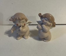 Nao pair cherubs for sale  CHORLEY