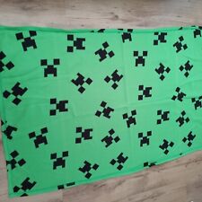 Minecraft single blanket for sale  CAERNARFON