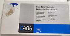 Cartucho de toner ciano genuíno Samsung C406 (CLT-C406S/ELS) 1000 páginas comprar usado  Enviando para Brazil