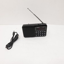 Radios portátiles pequeñas AM/FM/SW PRUNUS J-429SW, radio recargable con AUX/SD/TF segunda mano  Embacar hacia Mexico