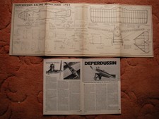 Aeromodeller plans deperdussin for sale  BURRY PORT
