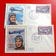 Enveloppes fdc soie d'occasion  Vallon-Pont-d'Arc
