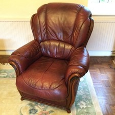 Red leather high for sale  READING