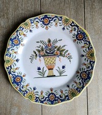 Ceramic plate flower d'occasion  Expédié en Belgium