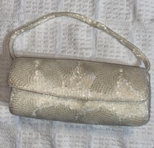 Vtg beaded white for sale  Las Vegas