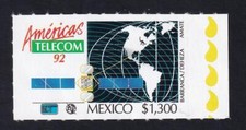México 1992 Americas Telecom, MNH sc#1723 comprar usado  Enviando para Brazil