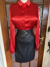Vintage shiny satin for sale  UK