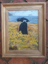 Framed oil board d'occasion  Tirepied