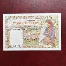 Algérie billet francs d'occasion  Saint-Jouan-des-Guérets