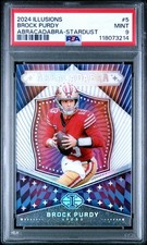 Panini Illusions Football Brock Purdy Abracadabra Starbust #5 PSA 9 2024 comprar usado  Enviando para Brazil