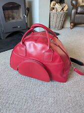 Red leather vintage for sale  BIRMINGHAM