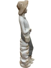 Ceramic Figurine Boy with Hat and Goose Sculpture Collectable segunda mano  Embacar hacia Mexico