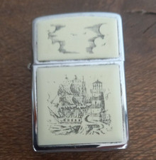 Briquet zippo scrimshaw d'occasion  Le Lavandou