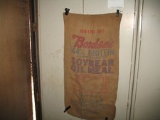 Vtg burlap bag d'occasion  Expédié en Belgium