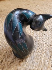 Sculpture chat terre d'occasion  Coudes