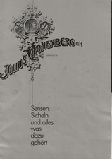 Julius cronenberg sensen gebraucht kaufen  Deutschland