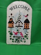 Handpainted welcome birdhouse for sale  La Grande