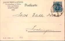 Karte jakob trefz gebraucht kaufen  Kiel