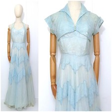 Vintage 1950s blue for sale  BIGGLESWADE