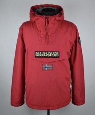 Jaqueta Napapijri Floresta Tropical Forrada de Lã Anorak Grande Logotipo Vermelha Externa Tamanho XXL comprar usado  Enviando para Brazil