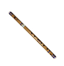 Flauta de bambu natural feita à mão Bansuri 20" instrumento musical de sopro escala FF comprar usado  Enviando para Brazil