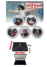 Conjunto de moedas Michael Jackson 5 peças com caixa de presente comprar usado  Enviando para Brazil