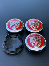 Tampas de centro de roda Jaguar vermelhas e tampas de ar 59mm S-Type X-type XF XJ8 XEL XJ XK comprar usado  Enviando para Brazil