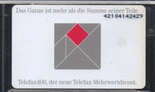 Tkl221 telefonkarte telefax400 gebraucht kaufen  Fredenbeck