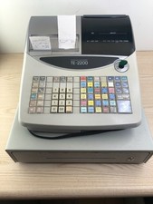 Sistema de ponto de venda Casio TE-2200 caixa registradora eletrônica varejo manuseio de dinheiro, usado comprar usado  Enviando para Brazil