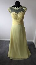 Lemon yellow chiffon for sale  PRESTON