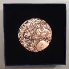 Medaglia bronzo arma usato  Cortona