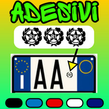 Adesivo targa auto usato  San Fili