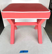 X BANCO/OTTO. ROSA CORAL COM TUBULAÇÃO BRANCA, PALM BEACH, ESTILO BILLY BALDWIN 'B" comprar usado  Enviando para Brazil