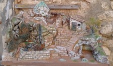 Presepe artigianale completo usato  San Martino Valle Caudina