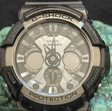 Usado, Casio G-Shock 5229 GA-200BW Preto/Fiva Digital/Analógico Funciona! (precisa de uma bateria) comprar usado  Enviando para Brazil