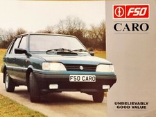 Fso caro brochure for sale  BIGGLESWADE
