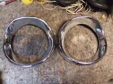 chrome headlight surrounds for sale  EXETER