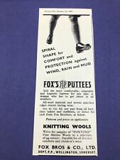 Fox puttees 1940 for sale  BRIDPORT