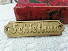 Solid brass dutch for sale  BIGGLESWADE