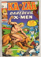 Ka-Zar #1 (NM) (1970, Marvel) [b] HIGH GRADE! na sprzedaż  Wysyłka do Poland