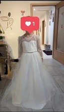 Weißes kleid kommunionskleid gebraucht kaufen  Montabaur