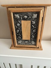 Wooden key cabinet for sale  BEDWORTH
