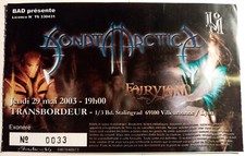 Sonata artica ticket d'occasion  Saint-Chamond