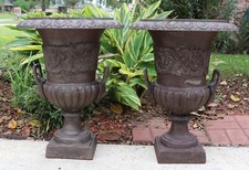 Pair heavy urns for sale  Youngsville